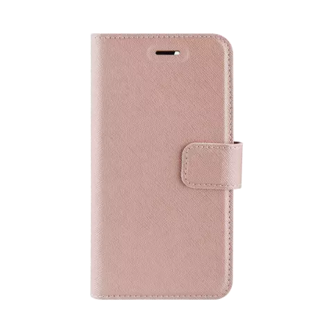 Xqisit NP Wallet case Viskan hoesje geschikt voor iPhone 6, 6s, 7, 8, SE 2020 en SE 2022 - rose gold colored