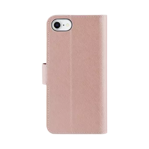 Xqisit NP Wallet case Viskan hoesje geschikt voor iPhone 6, 6s, 7, 8, SE 2020 en SE 2022 - rose gold colored