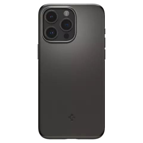 Spigen Thin Fit hoesje geschikt voor iPhone 15 Pro - Grijs