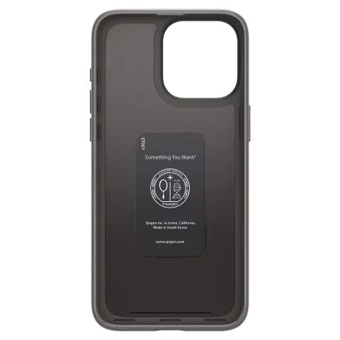Spigen Thin Fit hoesje geschikt voor iPhone 15 Pro - Grijs
