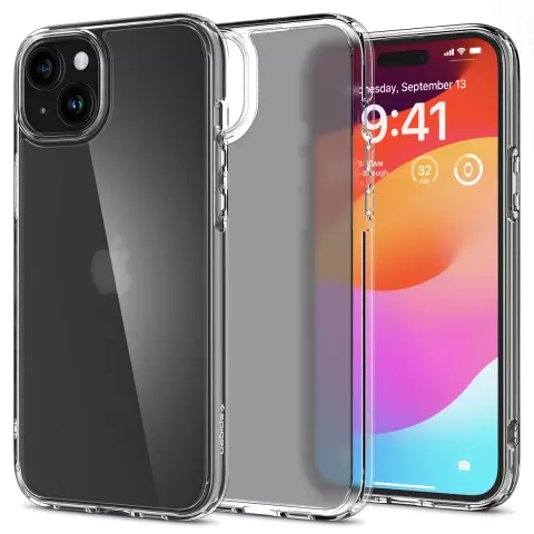 Spigen Ultra Hybrid hoesje geschikt voor iPhone 15 - Transparant