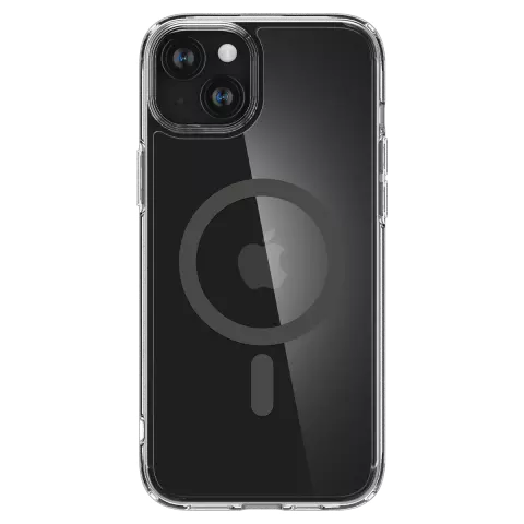 Spigen Ultra Hybrid MagFit hoesje geschikt voor iPhone 15 - Grijs