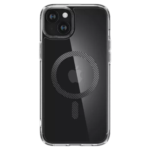 Spigen Ultra Hybrid MagFit hoesje geschikt voor iPhone 15 Pro Max - Zwart