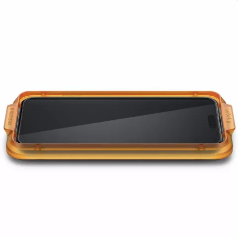 Spigen AlignMaster Full Cover Glass 2 Pack Screenprotector geschikt voor iPhone 15 Pro - Transparant