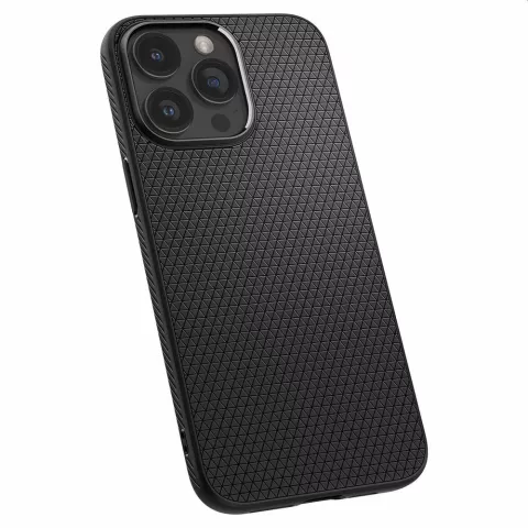 Spigen Liquid Air Case hoesje geschikt voor iPhone 15 Pro Max - zwart
