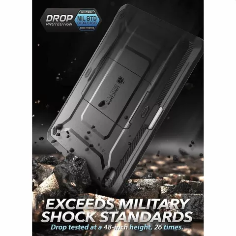 Supcase Unicorn Beetle Case hoesje geschikt voor iPad 10e gen 10.9 inch 2022 - zwart