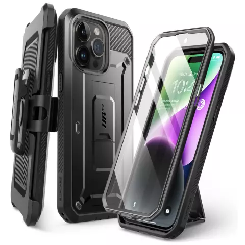 Supcase Unicorn Beetle Case hoesje voor iPhone 15 Pro Max - zwart