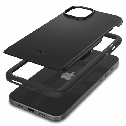 Spigen Thin Fit Case hoesje voor iPhone 15 Plus - zwart