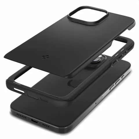 Spigen Thin Fit Case hoesje geschikt voor iPhone 15 Pro - zwart