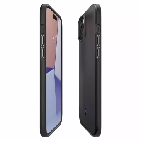 Spigen Thin Fit Case hoesje voor iPhone 15 - zwart