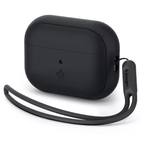 Spigen Silicone Fit Strap Case hoesje geschikt voor AirPods Pro - zwart
