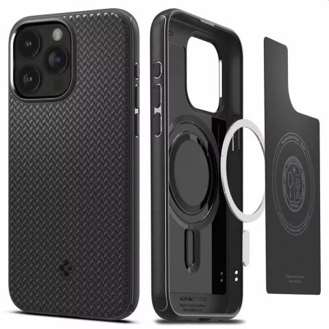 Spigen Magfit Armor Case hoesje geschikt voor iPhone 15 Pro - zwart