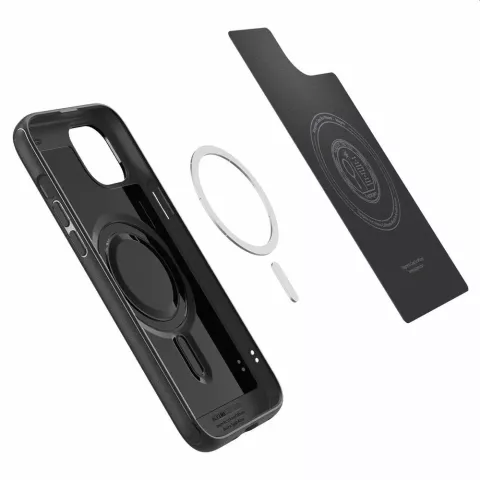 Spigen Magfit Armor Case hoesje geschikt voor iPhone 15 - zwart