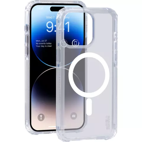 SoSkild Defend Magnetic Case hoesje voor iPhone 15 Pro Max - Clear