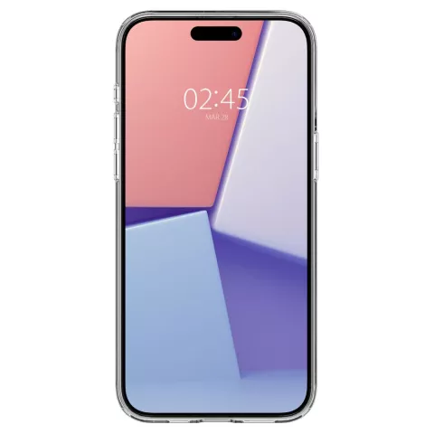 Spigen Air Skin Hybrid Case hoesje geschikt voor iPhone 15 Pro Max - Crystal Clear