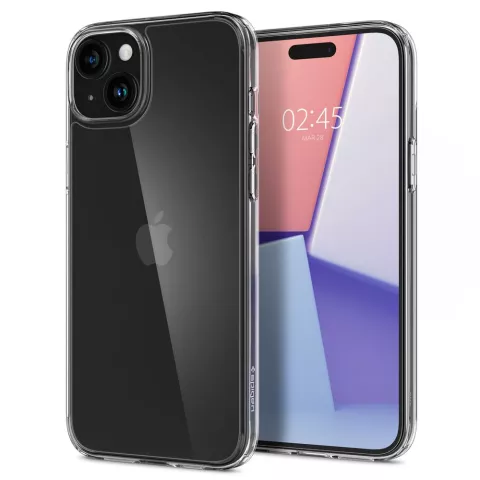 Spigen Air Skin Hybrid Case hoesje geschikt voor iPhone 15 - Crystal Clear