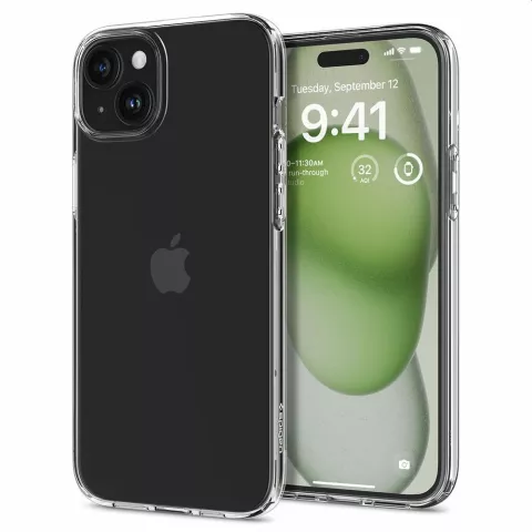 Spigen Liquid Crystal Case hoesje voor iPhone 15 Plus - Crystal Clear