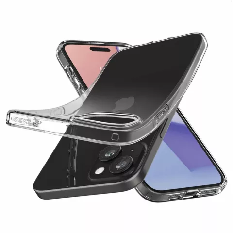 Spigen Liquid Crystal Case hoesje geschikt voor iPhone 15 Plus - Crystal Clear