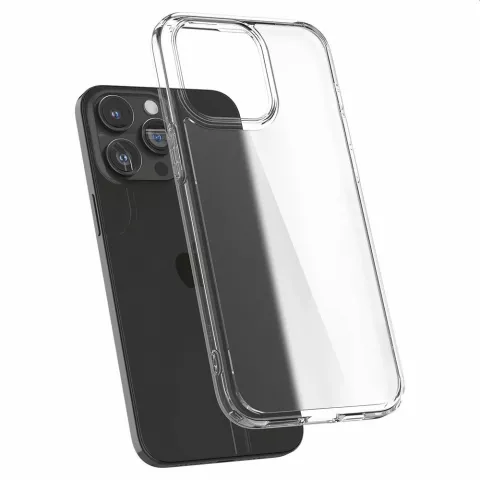 Spigen Ultra Hybrid Case hoesje voor iPhone 15 Pro - Crystal Clear