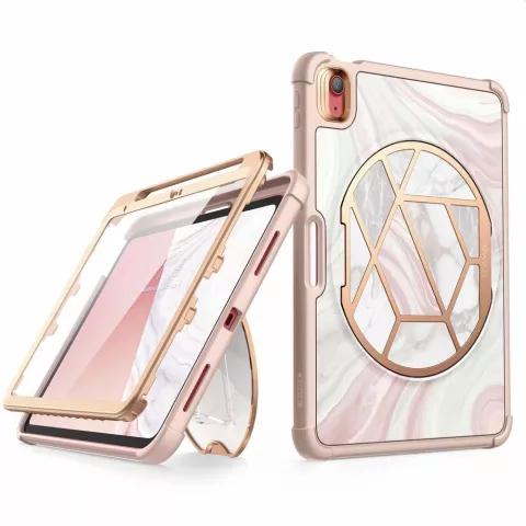 Supcase Cosmo Case hoesje geschikt voor iPad 10e gen 10.9 inch 2022 - Marble