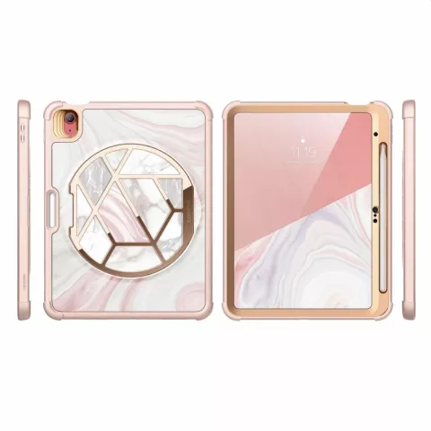Supcase Cosmo Case hoesje geschikt voor iPad 10e gen 10.9 inch 2022 - Marble