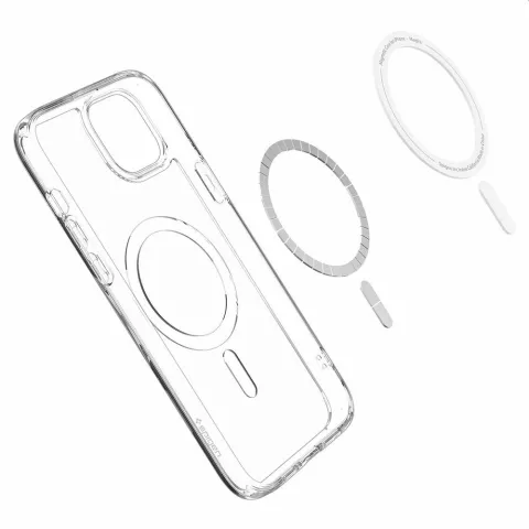 Spigen Ultra Hybrid Magfit Case hoesje geschikt voor iPhone 15 Plus - White