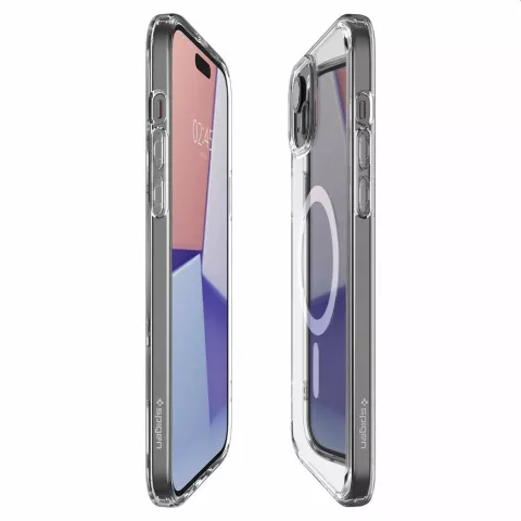 Spigen Ultra Hybrid Magfit Case hoesje voor iPhone 15 - White