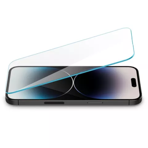 Spigen Privacy Glass Screenprotector voor iPhone 14 Pro - Transparant