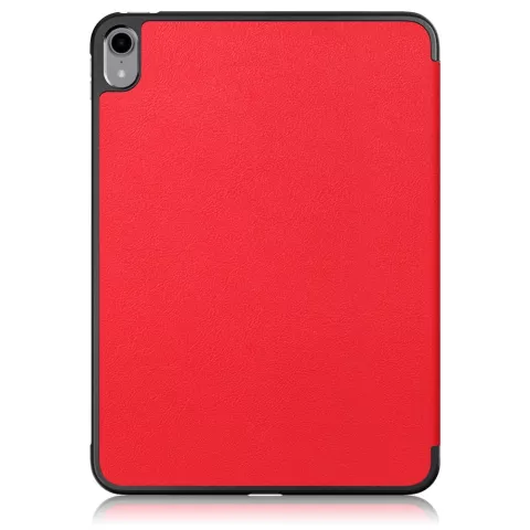 Trifold kunststof hoes voor iPad 10e gen 10.9 inch 2022 - rood