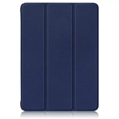 Trifold kunstleer hoes voor iPad 10e gen 10.9 inch 2022 - blauw
