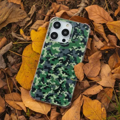 Leger Camouflage Survivor TPU hoesje geschikt voor iPhone 13 Pro Max - Army Groen