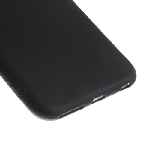 Effen zwart TPU hoesje iPhone 6 Plus 6s Plus silicone cover Black