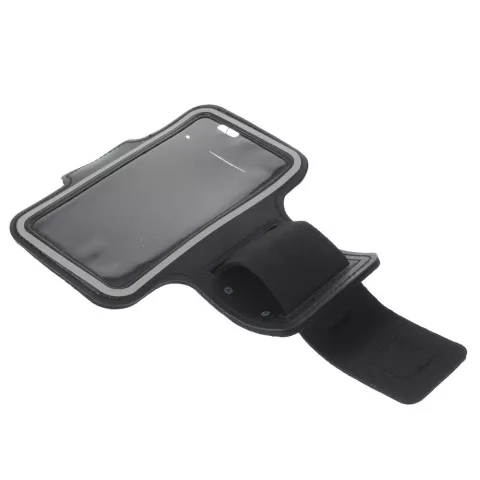 Hardloopband voor Telefoon iPhone Mobiel Medium Sport Armband - Sportband - Zwart