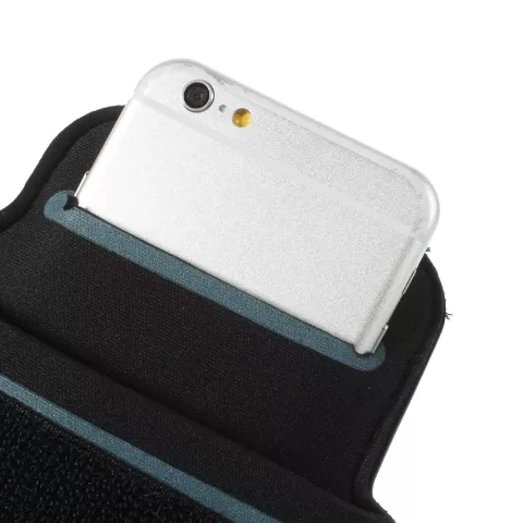 Hardloopband voor Telefoon iPhone Mobiel Medium Sport Armband - Sportband - Zwart