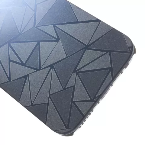 Triangle aluminium hoesje iPhone 6 Plus / 6s Plus Zwarte hardcase Driehoek cover