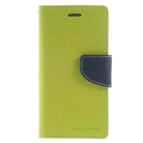 Origineel Mercury Goospery groene wallet Bookcase hoesje iPhone 6 6s lederen - portemonnee