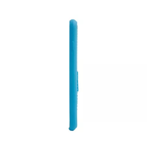 Stevig hoesje met imitatie rits iPhone 6 6s Blauwe silicone case