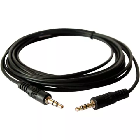 Audiokabel 3,5 mm Stereo AUX Male to Male kabel 1 meter