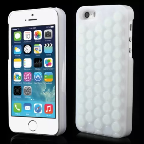 Bubbeltjesplastic silicone hoesje iPhone 5 5s SE 2016 Noppenfolie case