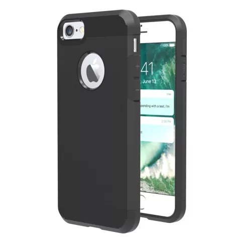 Shockproof iPhone 7 hoesje Zwart Zeer stevige TPU case cover