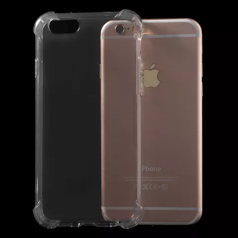 Zeer stevig TPU hoesje iPhone 6 Plus 6s Plus Doorzichtige cover