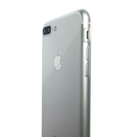 Transparant TPU hoesje geschikt voor iPhone 7 Plus 8 Plus Doorzichtig silicone case