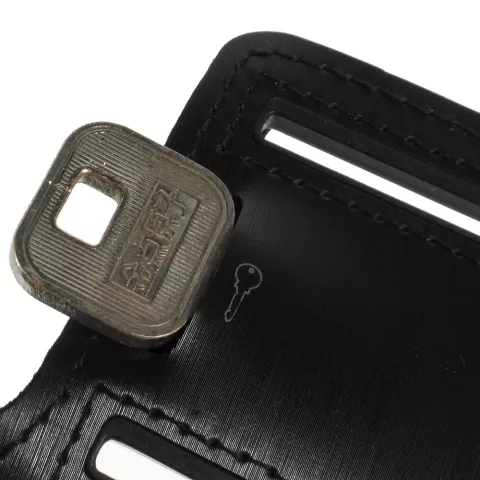 Hardloopband iPhone Plus / Max / Large Sport Armband voor Mobiel / Telefoon - Zwart