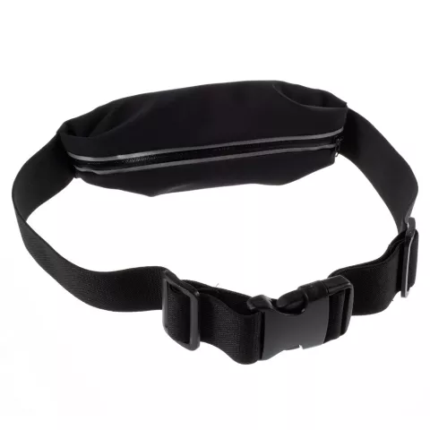 Running Belt Heupband voor Telefoon / Mobiel / iPhone Sport Hardloopband Heuptas  - Verstelbaar - Zwart