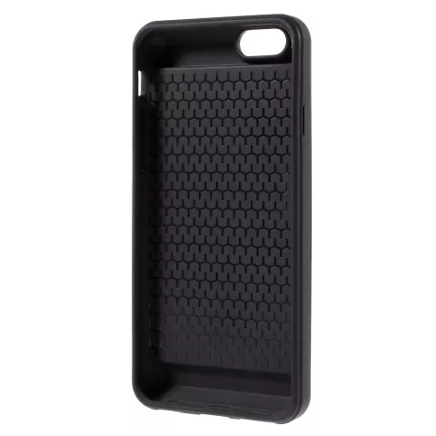 Secret Pasjeshouder hoesje iPhone 6 6s Hardcase - Portemonnee - Wallet - Zwart