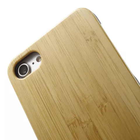 Bamboe cover Handgemaakt iPhone 7 8 SE 2020 SE 2022 houten hoesje Hardcase