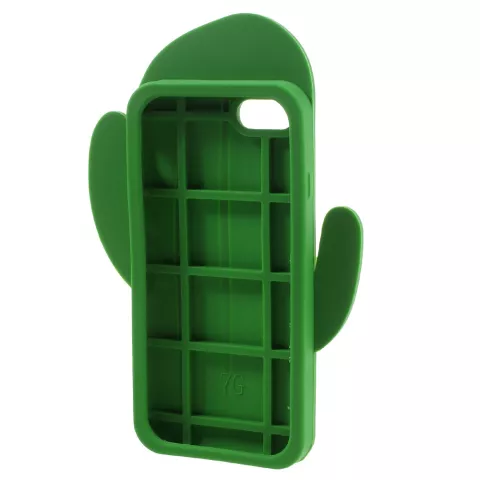 Silicone Cactus hoesje iPhone 7 8 SE 2020 SE 2022 3D groen