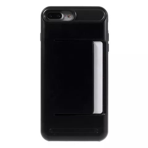 Zwarte pasjesklem hoesje voor de iPhone 7 Plus 8 Plus