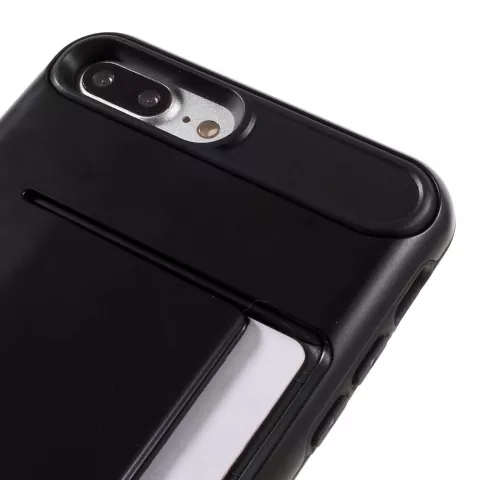 Zwarte pasjesklem hoesje voor de iPhone 7 Plus 8 Plus