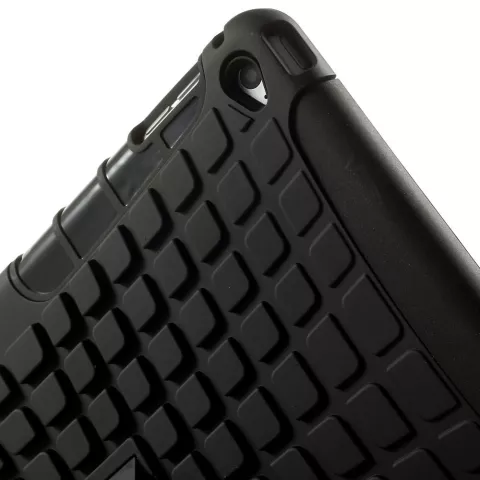 Shockproof iPad Air 2 Hoes - Zeer robuuste TPU hardcase zwart